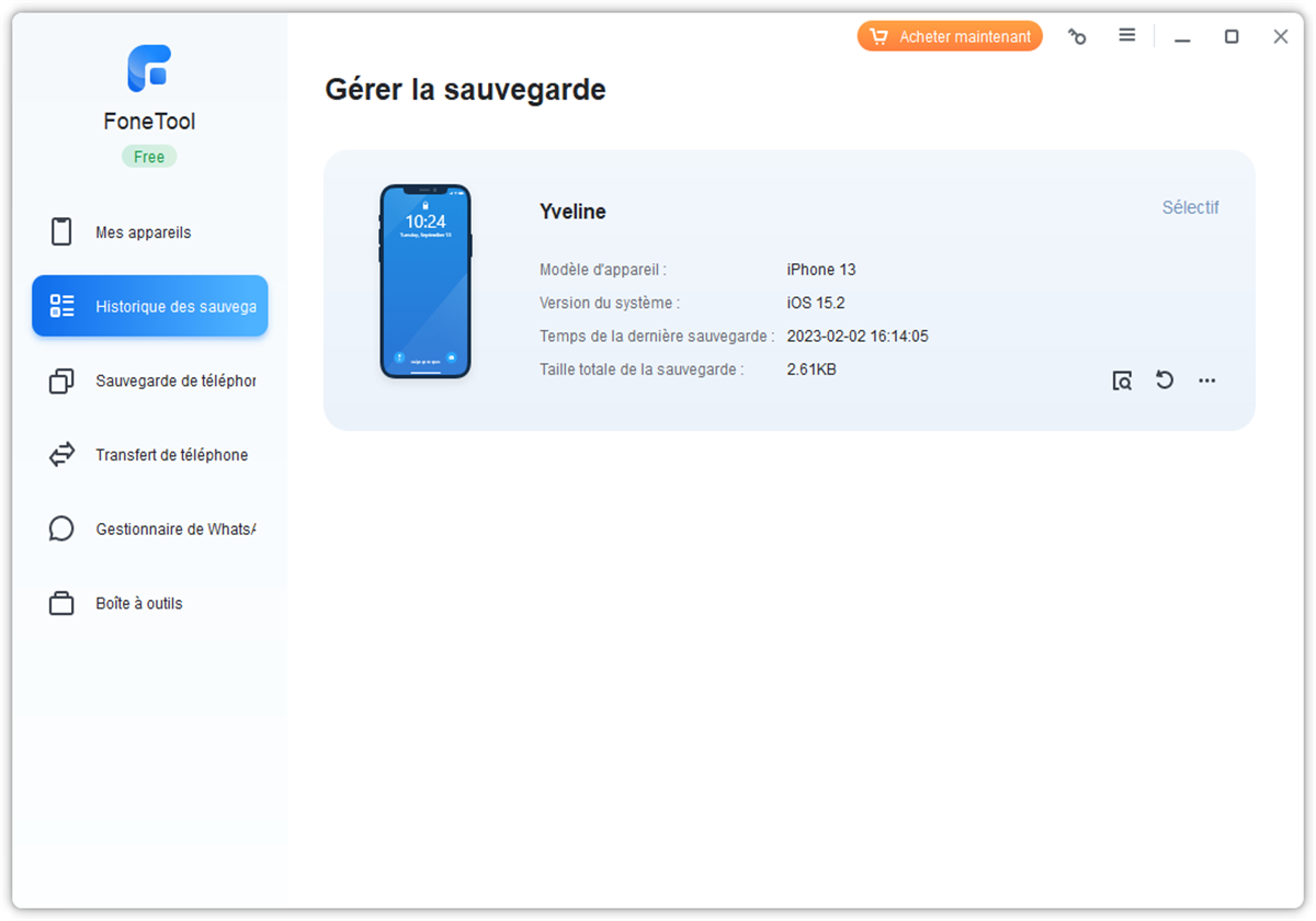 Logiciel De Transfert Gratuit Et Fiable Pour IPhone FoneTool