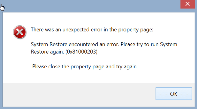 Fix: There Was an Unexpected Error in the Property Page