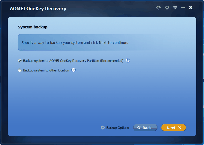 lenovo onekey recovery restore from initial backup