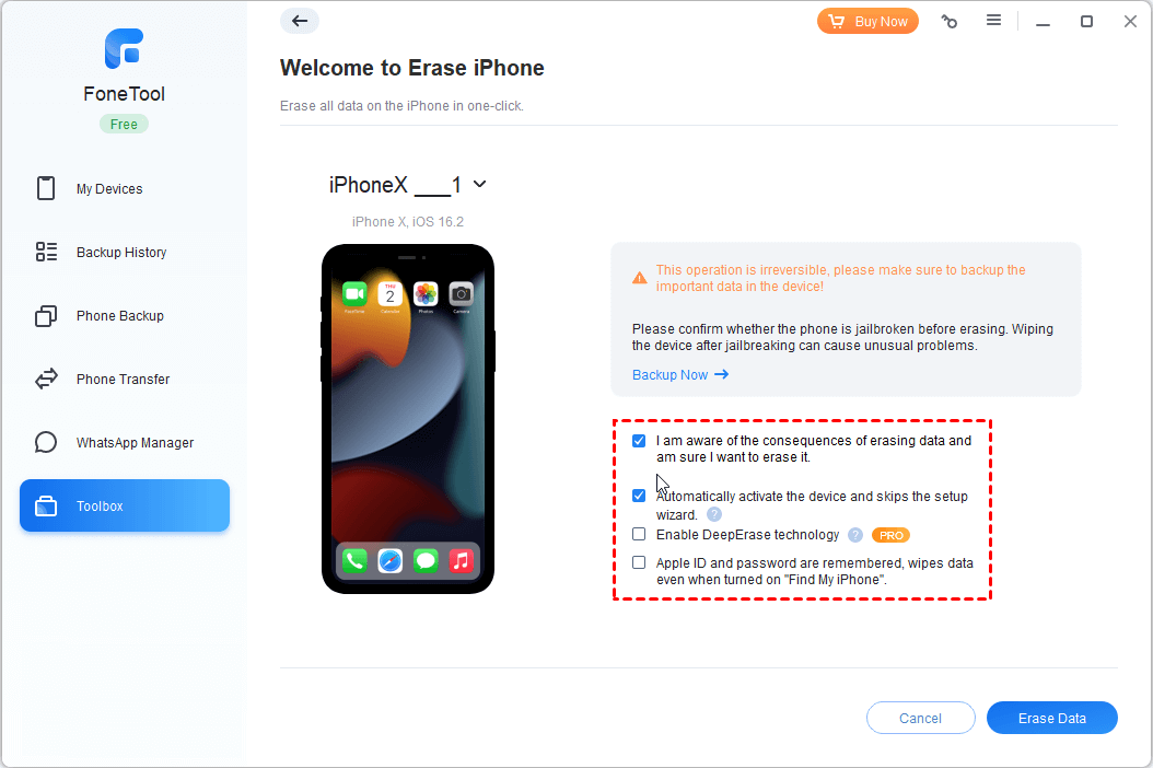 How to Erase iPhone Without Password/Apple ID with Ease