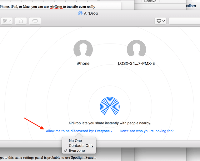 Discover Mac Airdrop Devices 