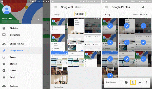 How To Download Mass Pictures From Google Photos To IPhone 