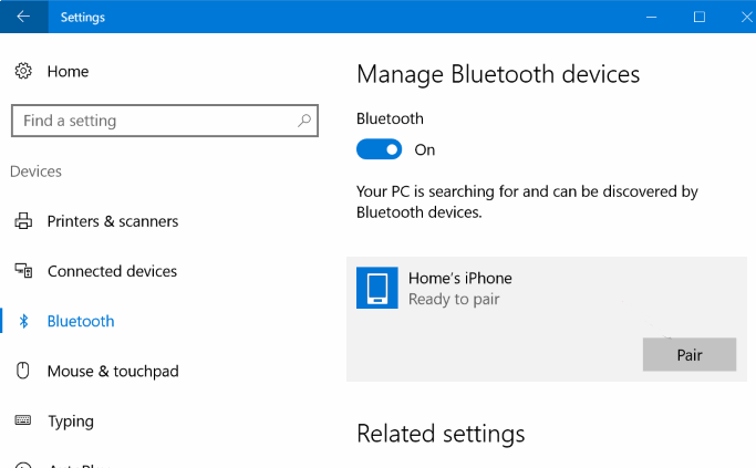 Can You Send Files Via Bluetooth From Pc To Iphone