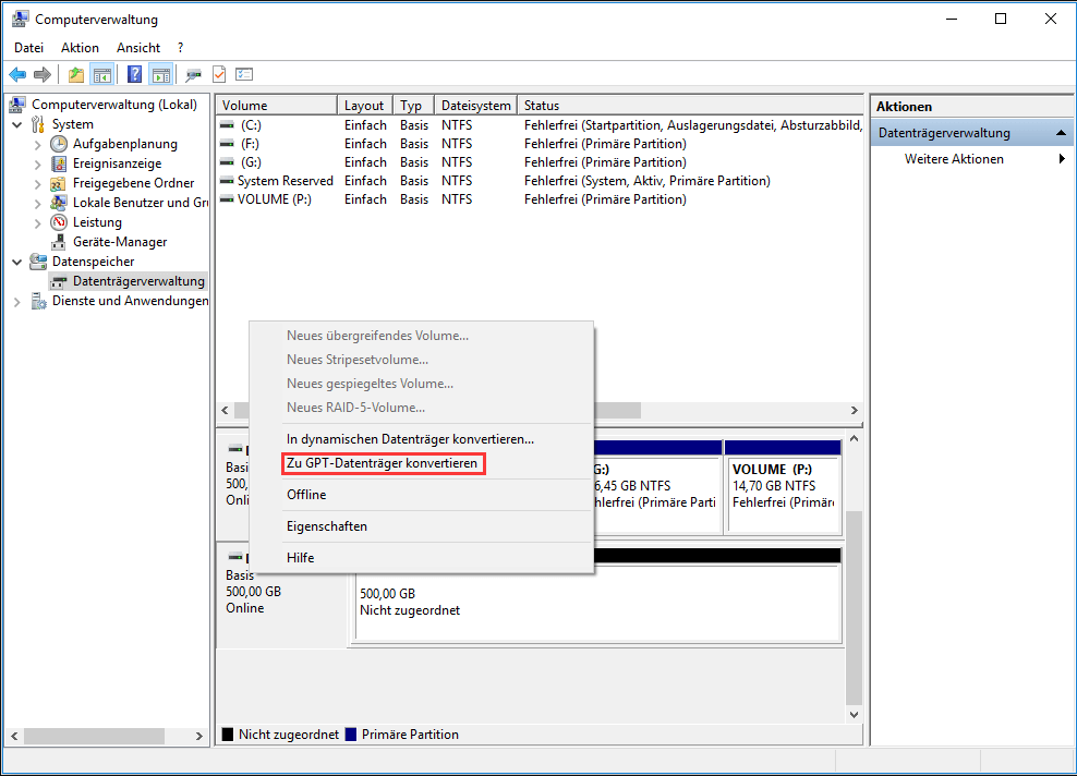 MBR-Fehler beheben: Windows kann auf dem Datenträger nicht installiert  werden - CHIP