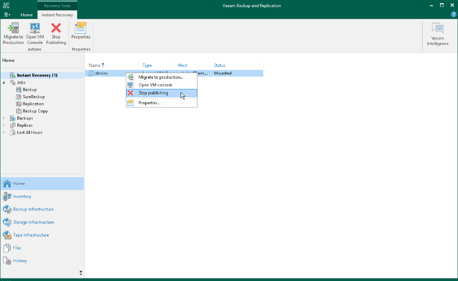 Fixed Veeam Instant Recovery Finalization Will Not Boot