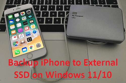 Top 2 Ways to Backup iPhone External SSD on Windows 11/10
