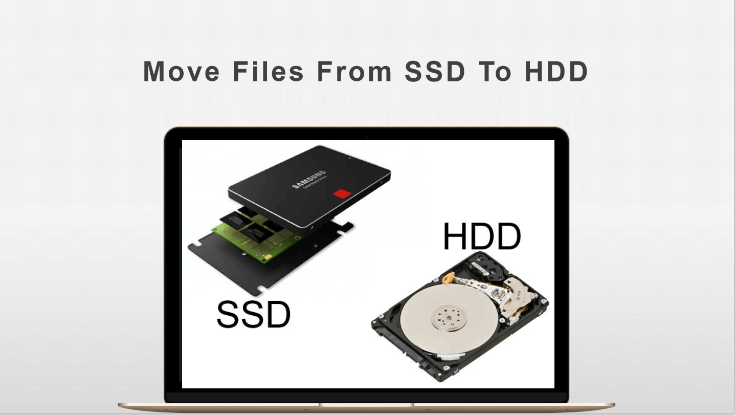 how to move files from ssd to hdd