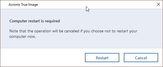 wd acronis will not install