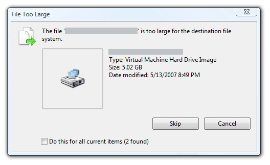 format flash drive to hold large files