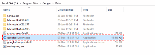 google drive desktop folder not syncing