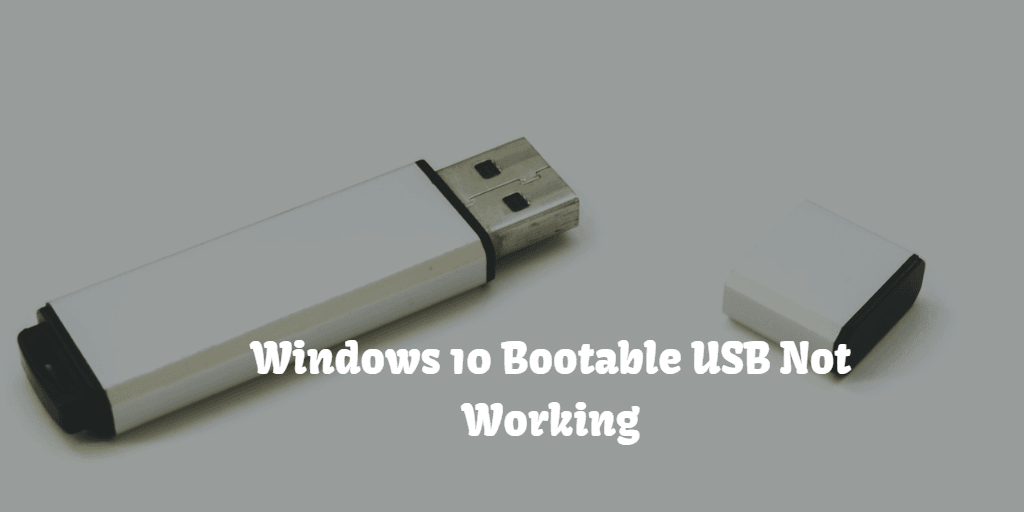 not booting from usb