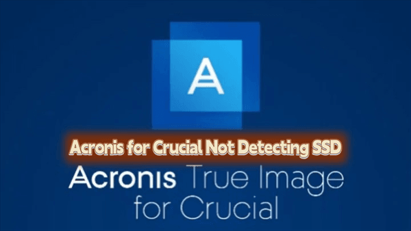 acronis true image 2019 does not see ssd