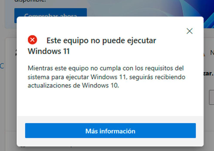 Este Pc No Puede Ejecutar Windows 11 Cómo Solucionarlo O Evitarlo 0375