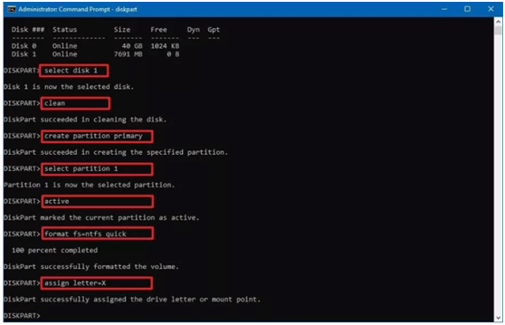 command prompt windows 10 list drives
