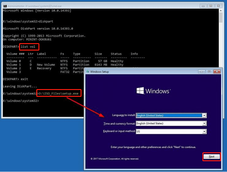 Install Windows 10 Using Command Prompt 2 Methods 